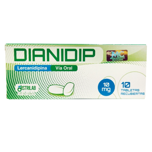 DIANIDIP LERCANIDIPINA 10MG TAB X 10